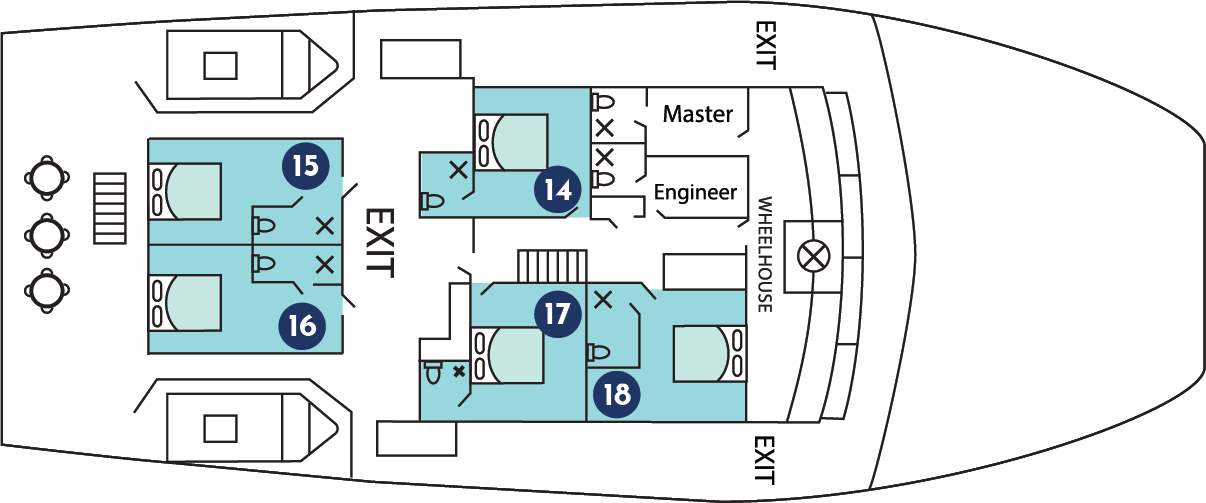 Eco Abrolhos Bridge Deck deck plan