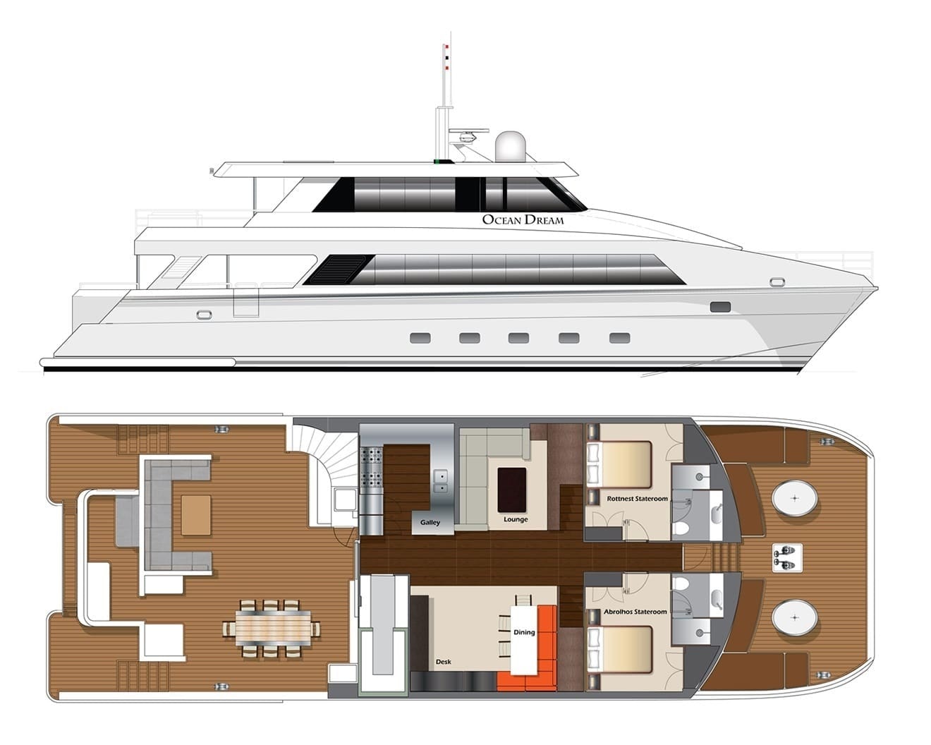 Ocean Dream Main Deck deck plan