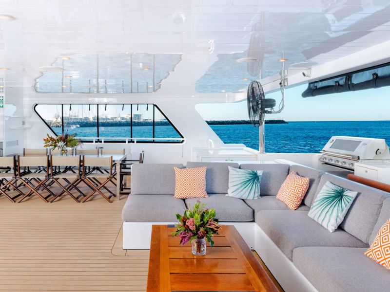 Spacious Lounges & Decks